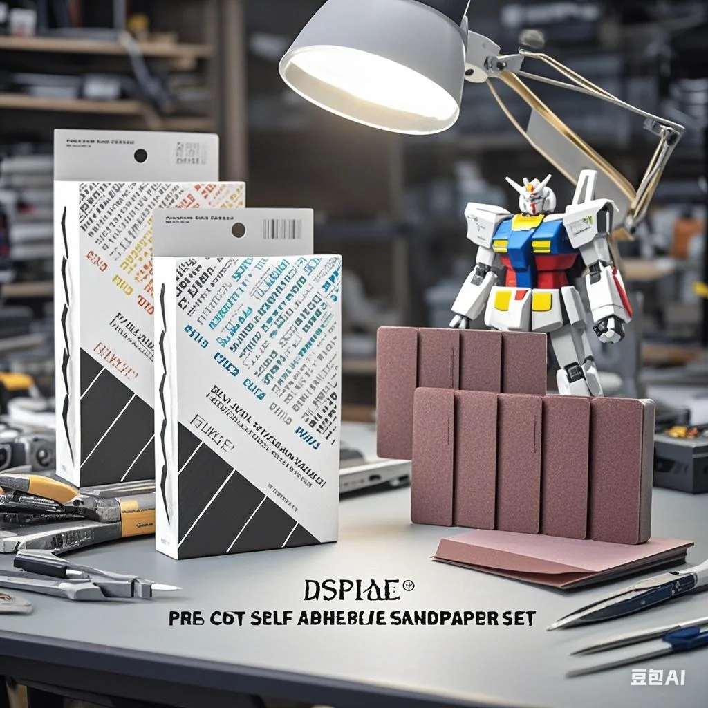 DSPIAE SP-S Pre-cut Self Adhesive Sandpaper Set for Gundam Model Making Hobby Modeling Tools DIY Accessory