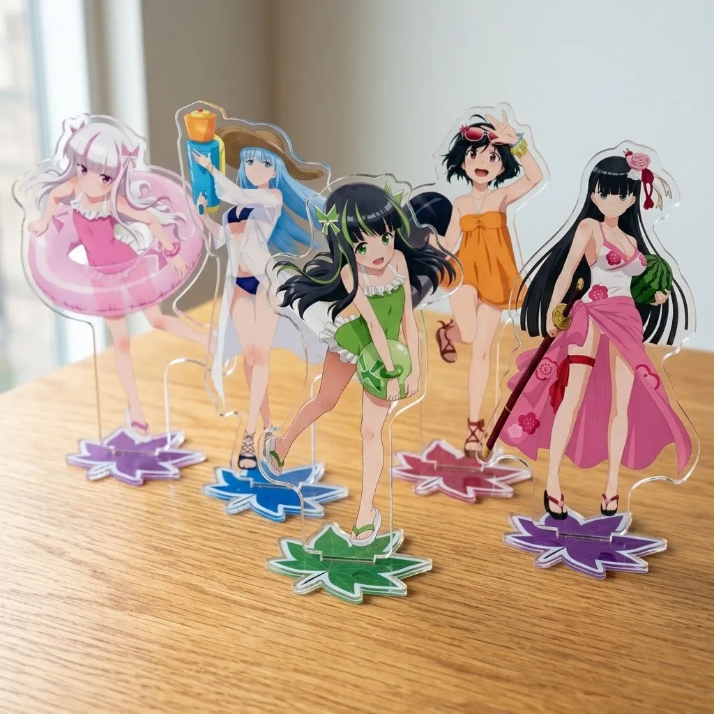 Anime Bofuri: I Don't Want to Get Hurt, so I'll Max Out My Defense Acrylic Stand Figure Model Plate Desk Decor Gift Keychain
