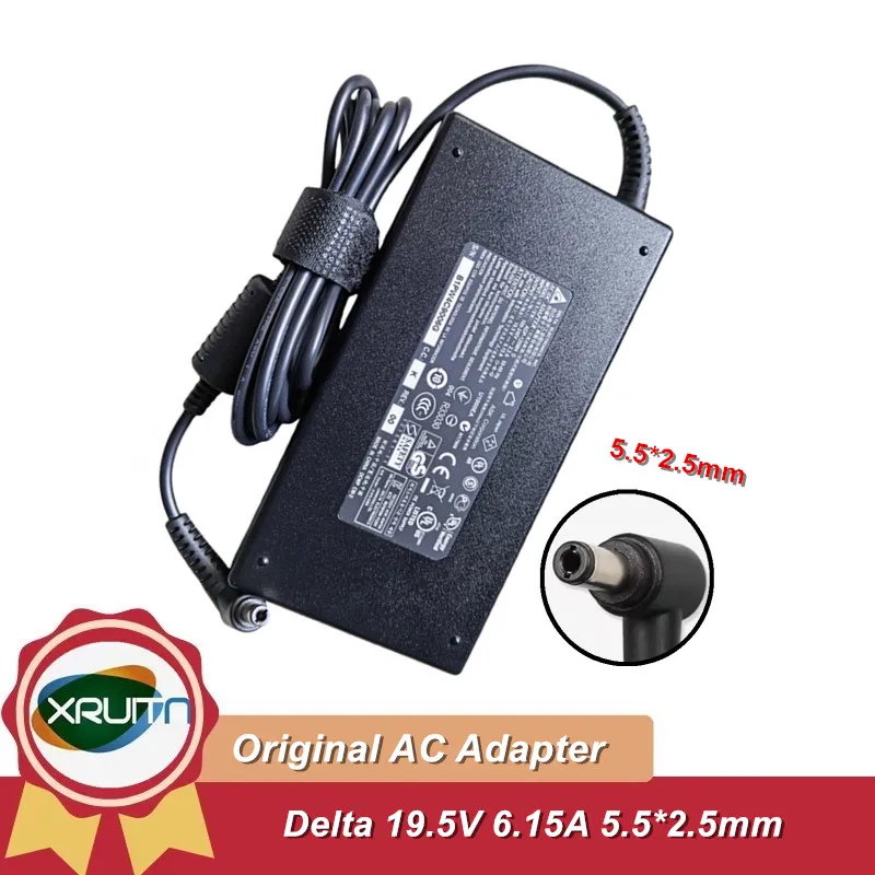 

19.5V 6.15A 120W Laptop Charger for MSI GF63 Thin 10SC 10SCS 10SCSR 10SCX 10SCXR MS-16R5 GS40 6QD MS-14A2 ADP-120MH D AC Adapter