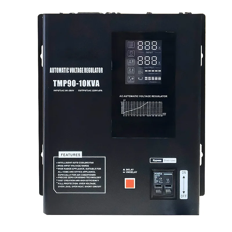 Ultra-Low Voltage Electronic Wall-Mounted MRB45-30KVA Copper AC 220V Household Phase Regulator