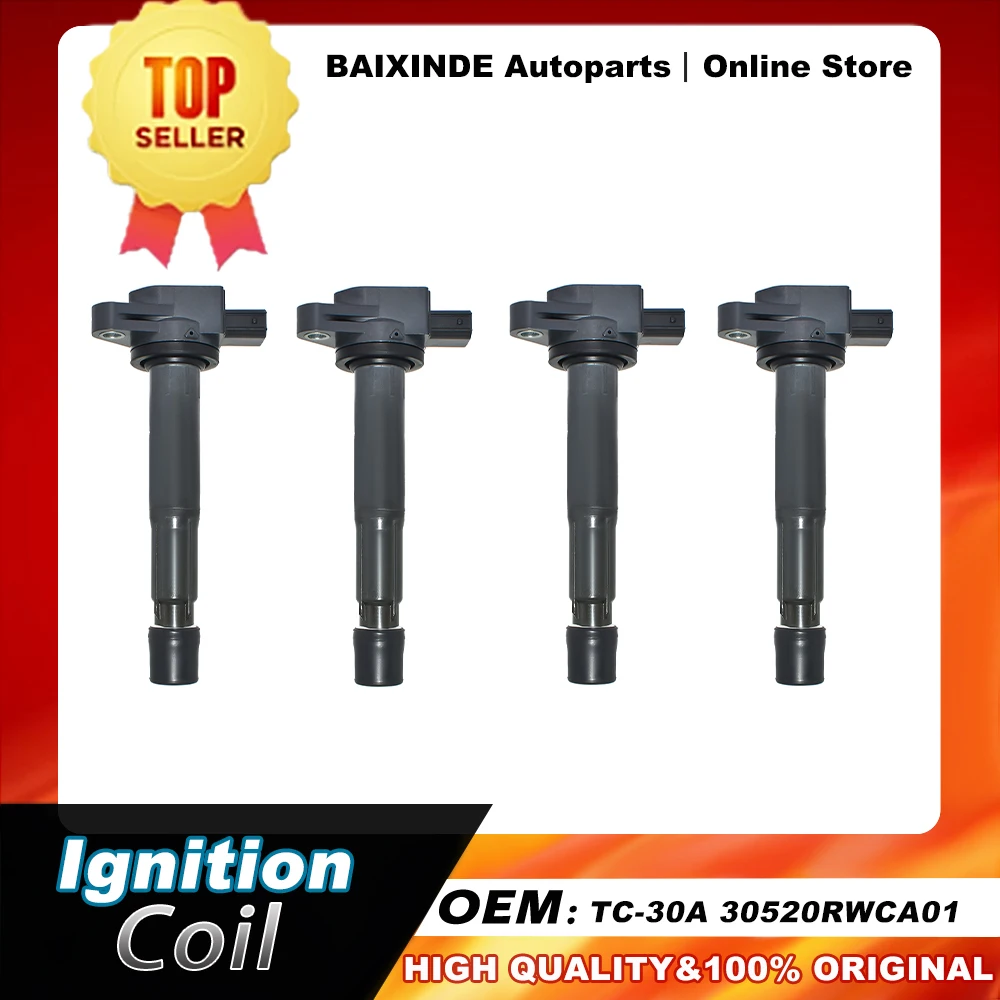 

1/4 PCS OEM TC-30A 30520RWCA01 Ignition Coil For Honda New Original Auto Car Accessories