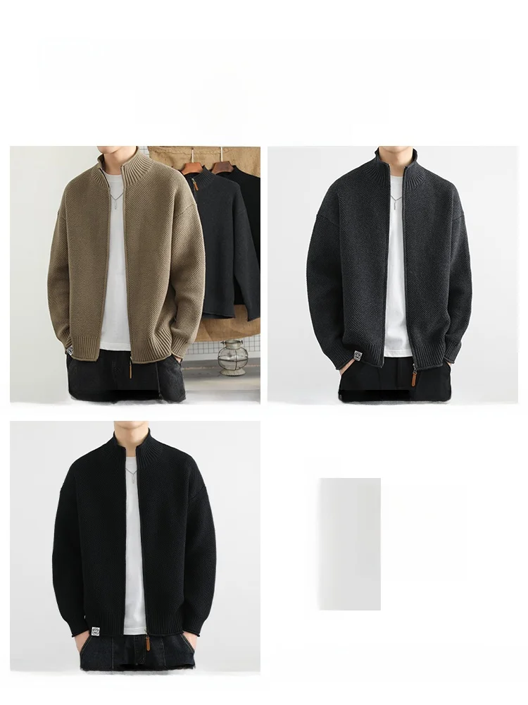 PaulFrank Large-Mouth-Monkey Knitted Open-irt Knitwear Casual Loose Men's Sweater Spring-Autumn Sle Comfortable Cotton Blend