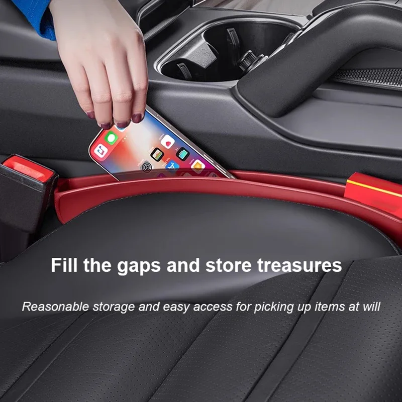 Car Seat Gap Filler Side Seam Car Leak Proof Plug Strip Interior Universal For Porsche Cayenne Macan Panamera 970 971 911 918