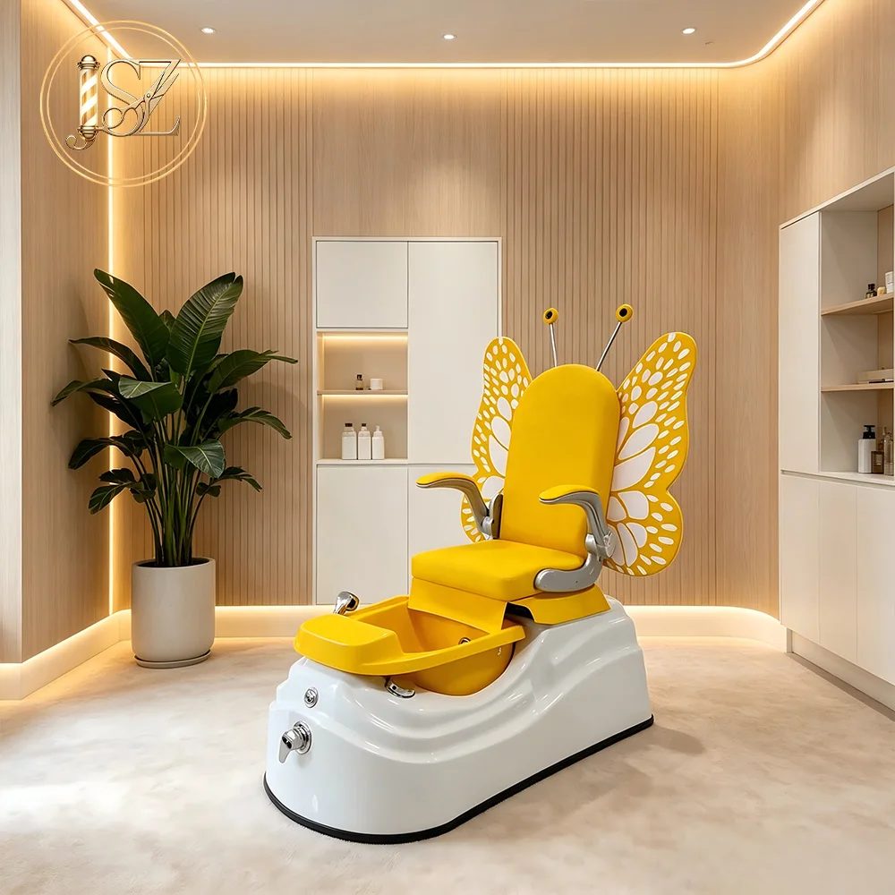 Novel Butterfly Shape Adjustable Recline Chair Special For Kids Manicure Pedicure Salon view 2