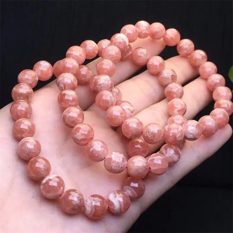 12MM Natural Red Lace Jade Bracelet Handmade Round Beads Bracelets Couple Energy Yoga Bracelet Men Women Jewelry