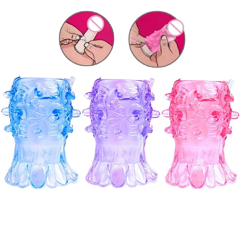 Penis Ring Sleeve Crystal  Cock Ring Reusable Condom Delay Ejaculation Sex Toys for Men Male Lock Cockring Intimate Goods