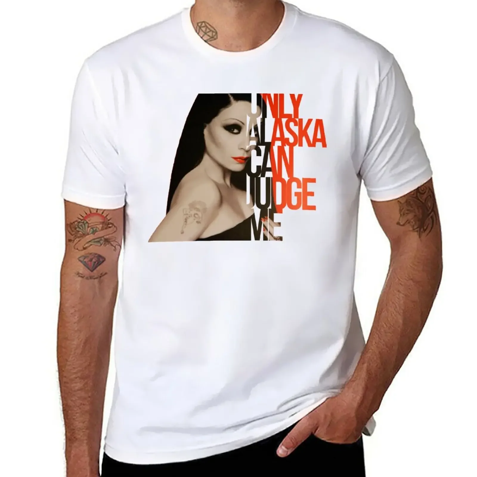 Only Alaska can judge me T-Shirt Short sleeve tee summer clothes oversizeds mens tall t shirts