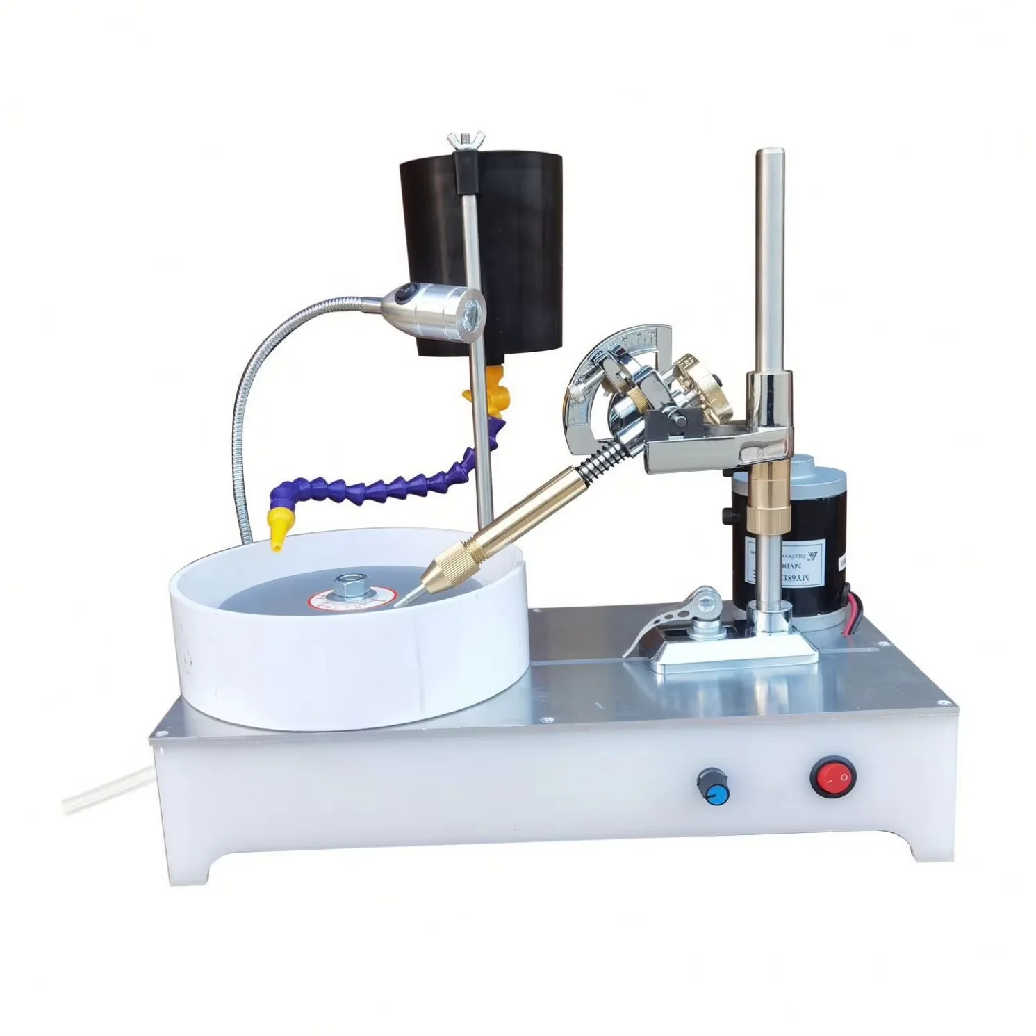 New Faceted Angle Grinder Polishing Machine Tools Jewelry Stone Forming Machine with Core Motor Component