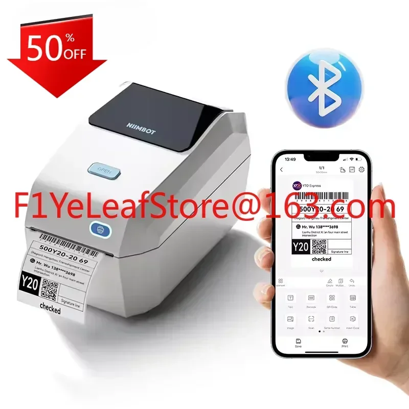 New K3 Multi-function Sticker Label Maker Machine thermal Label Printer