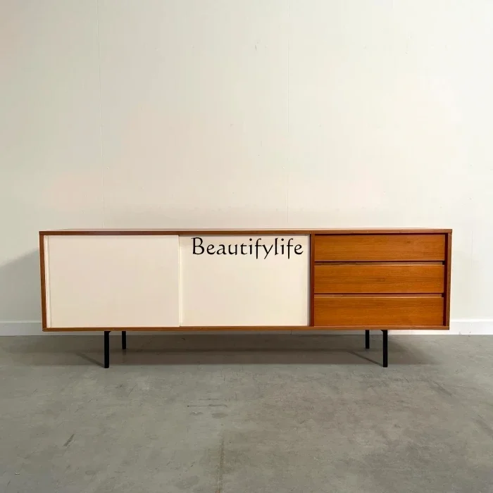 

X4 parts and accessoriesMedieval Nordic solid wood living room home storage locker modern simple floor storage TV cabinet