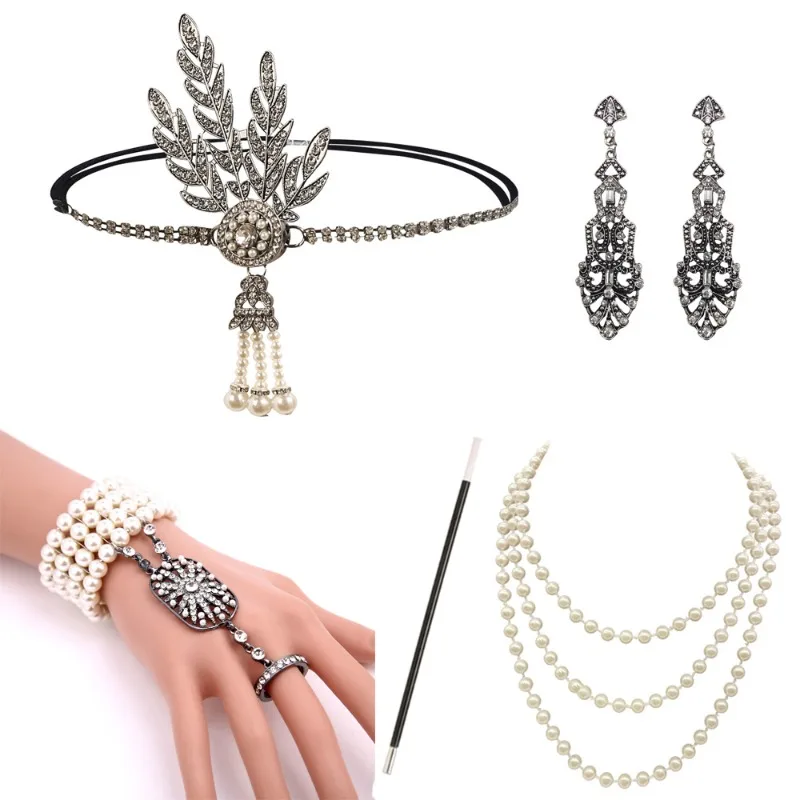Assel Jewelry Set Women Statement Necklace Earrings Bracelet Combo Party Wear