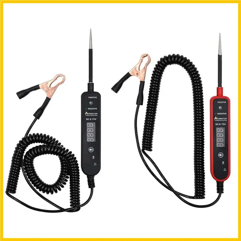 

Тестер цифровых цепей цифровой дисплея G5AD с 3 -метровым кабелем полярности напряжения.