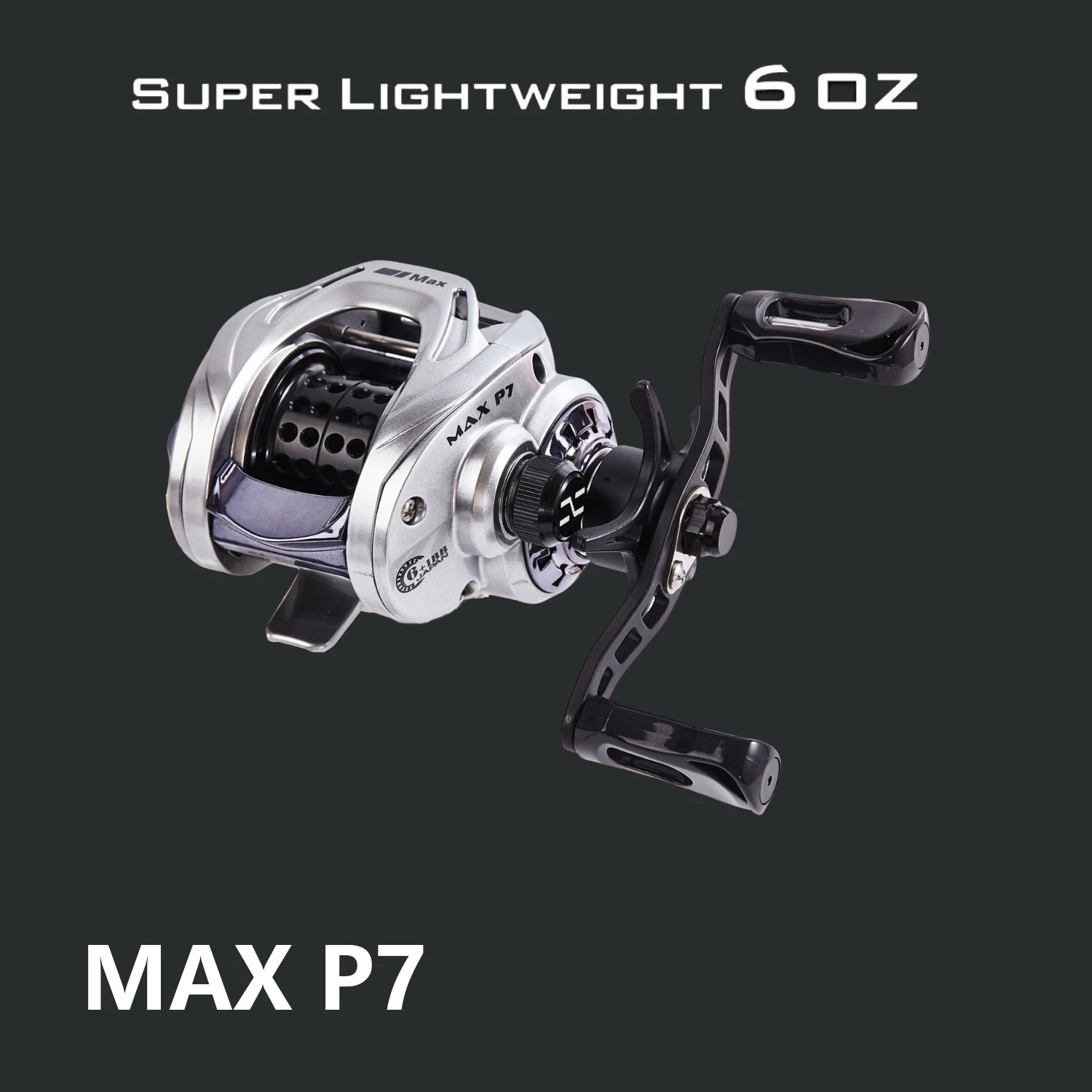 HEWEIU I Max Drag 20lbs BFS Construction Baitcasting Reel 6+1BB Casting Reel for Saltwater or Freshwater