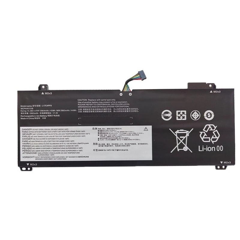 Laptop Battery L17C4PF0 15.36V 2964mAh For Lenovo IdeaPad S530-13IWL and Xiaoxin Air 13 13IML 13IWL Brand-New High Quality