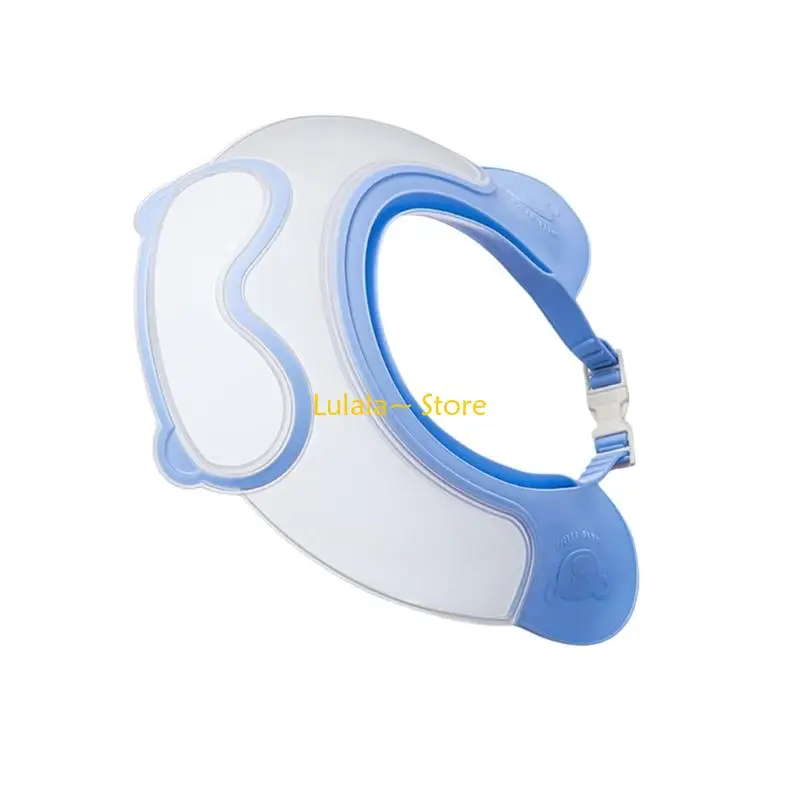 Y4QA Topi Mandi Ramah Anak Topi Mandi Dapat Disesuaikan untuk Bayi 6 Bulan Hingga 6 Tahun Hiasan Kepala Mandi Cuci Rambut Anak