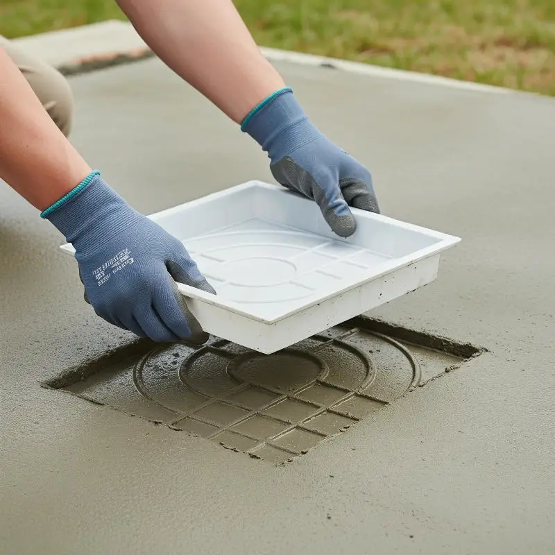 Moule en plastique pour allées en béton, outil de bricolage réutilisable pour de magnifiques allées de jardin