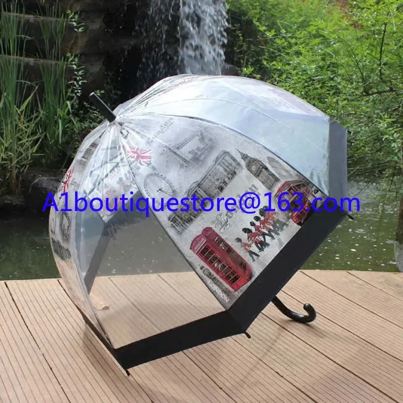 Large Size Umbrella Automatic Designer Maxi Transparent Umbrella Windproof Woman Beach