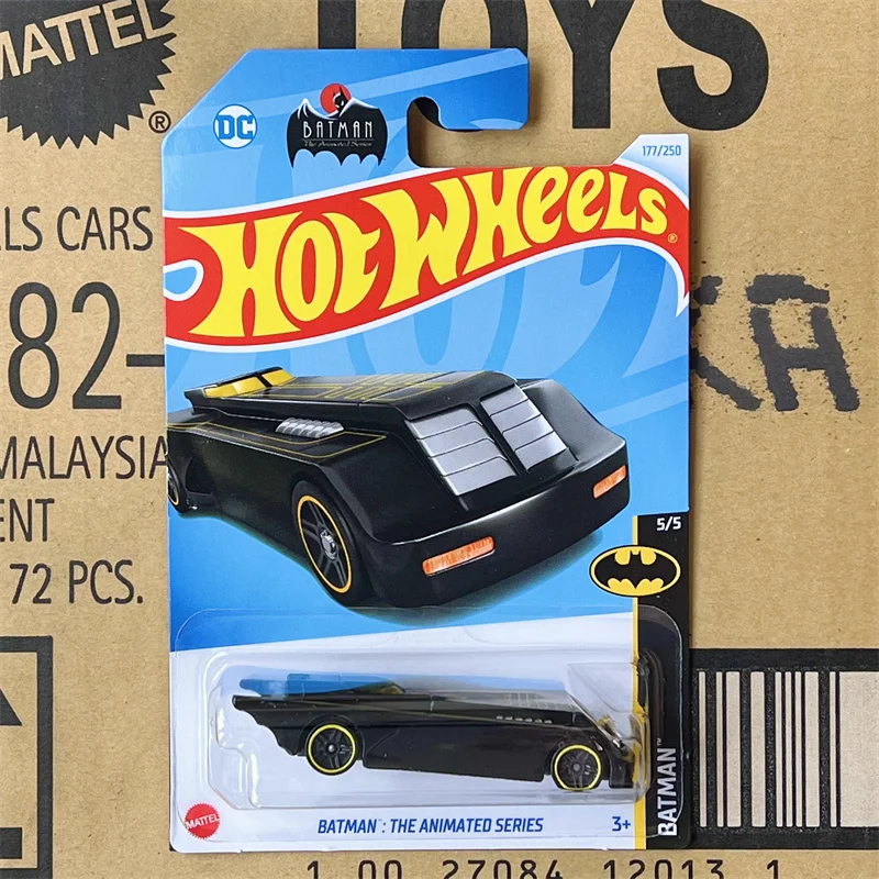 2024 New 24K Mattel Hot Wheels Hotwheels Batman The Animated Series Children's Boy Gift Car Toy Model