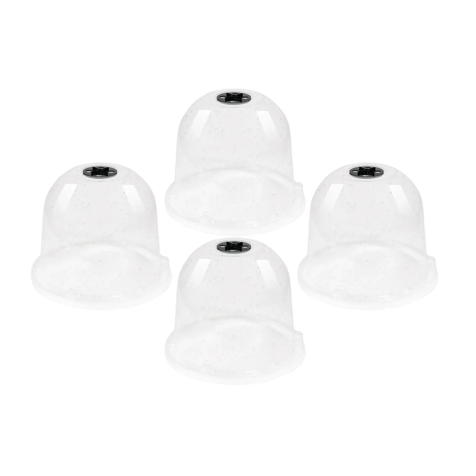 

4Pcs Reusable Plant Cloche Transparent Garden Dome for Outdoor Frost Protection Lightweight Humidity Dome for Plants Growth