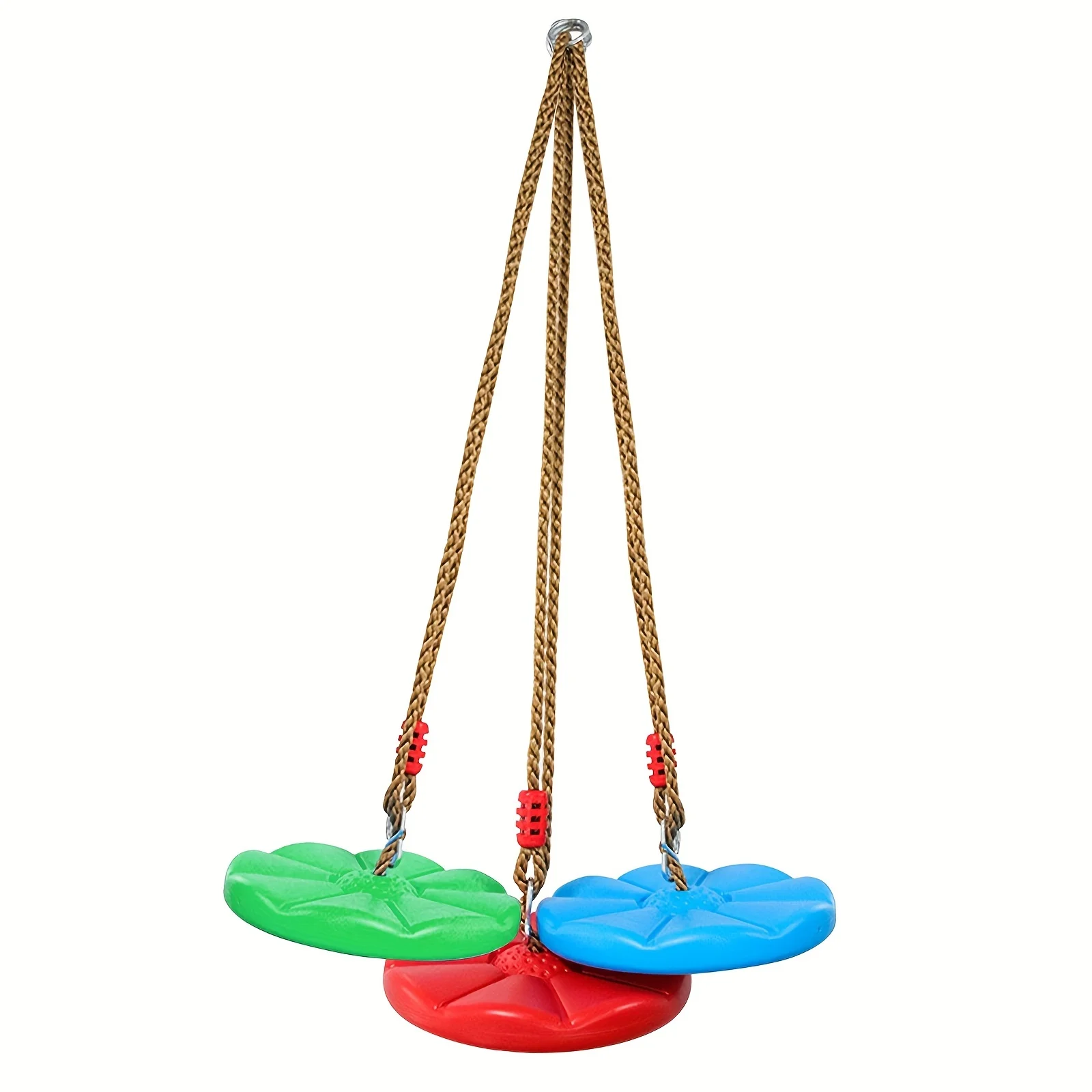 3PCS Children's Disc Swing Children's 8+ Indoor And Outdoor Sports Thickened Octagonal Petal Swing, garden toy, gift, sensory