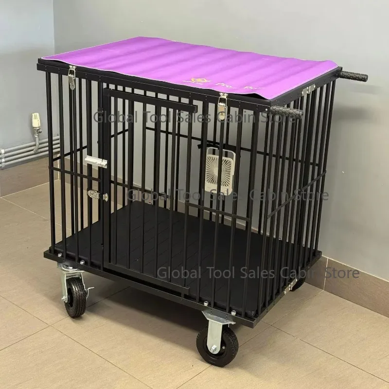 Aluminum Dog Trolley Pet Show Trolley Portable Pet Stroller Dog Show Cage