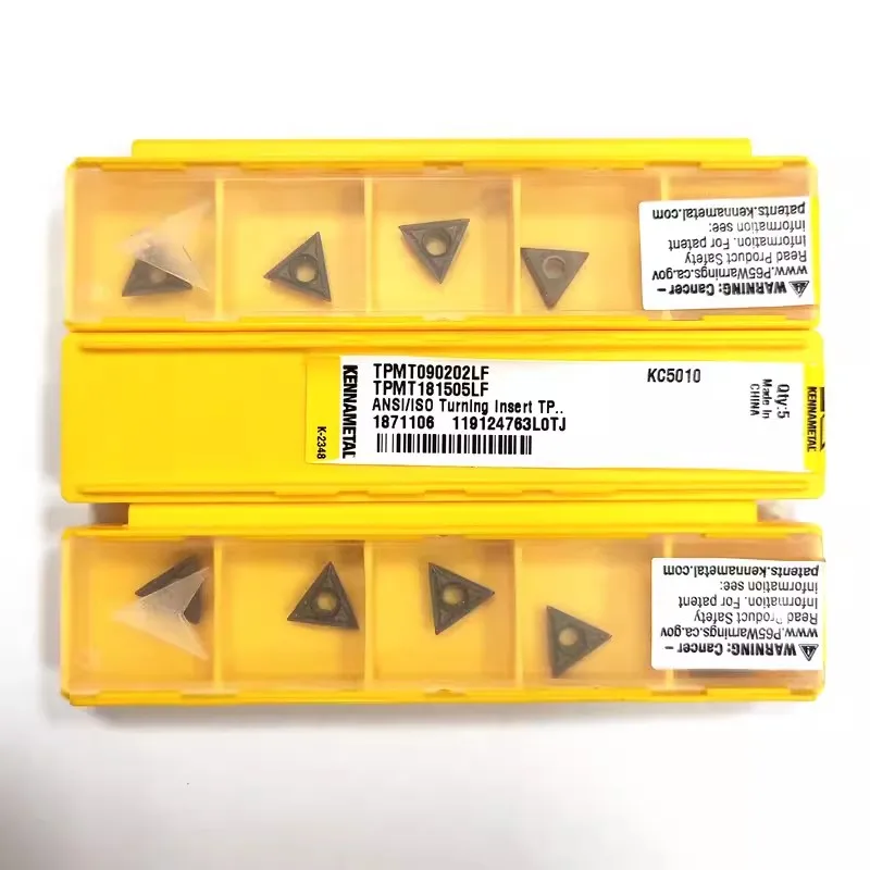 

KENNAMETAL TPMT090202LF KC5010/TPMT090204LF KC5010 CNC turning tool blade carbide inserts 10PCS