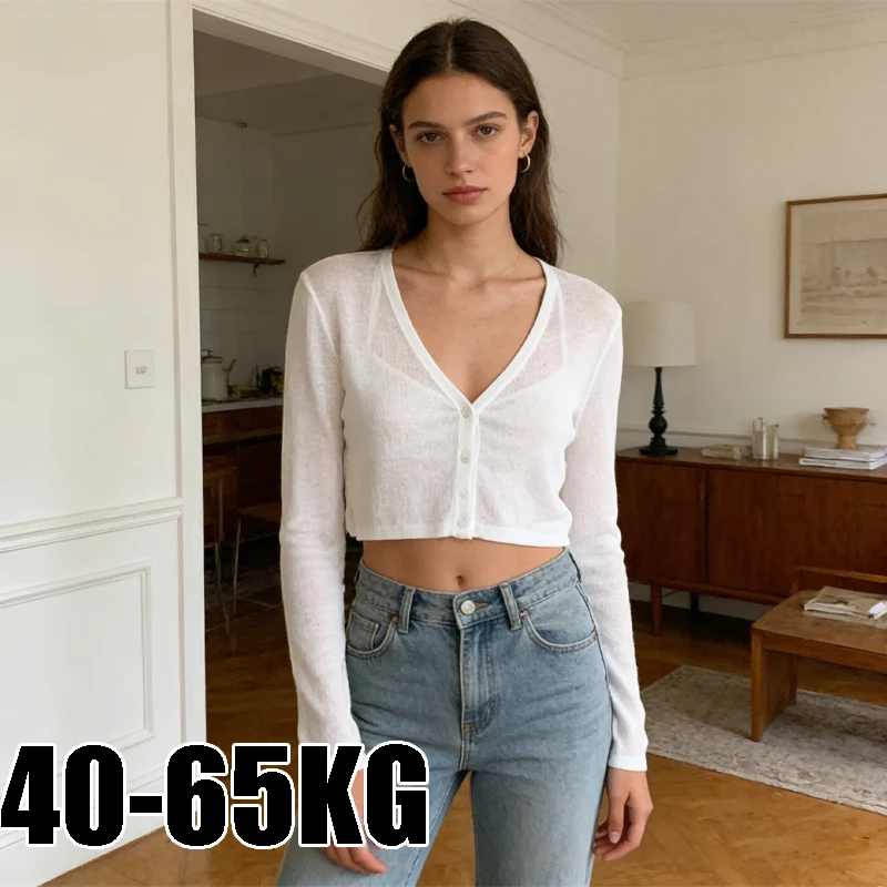 

Летний кардиган из ледяного шелка для женщин: тонкий, с защитой от УФ-лучей, на пуговицах, элегантный, для пляжа, офиса, от кондиционера