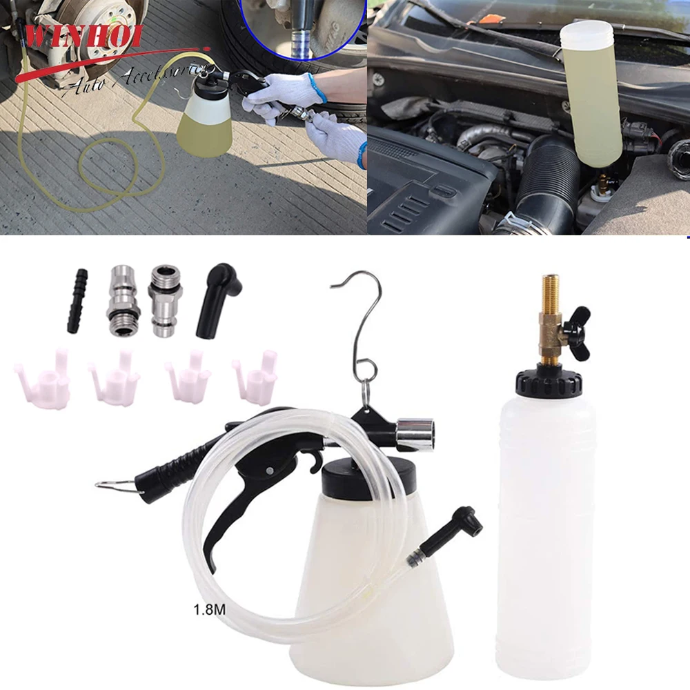 1000+750ML Car Brake Bleeder Automotive Oil Change Pump Auto Brake Fluid Bleeder Exchanger for Car Truck Motorcycle Accessories