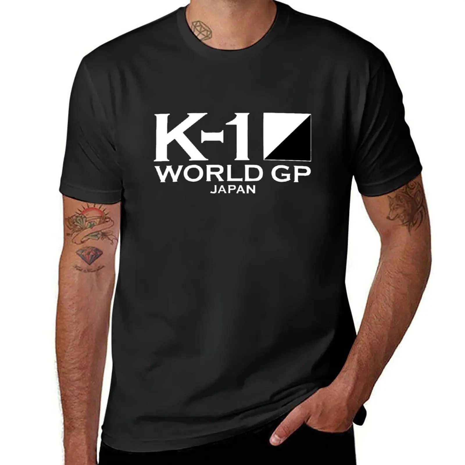 K-1 Kickboxing World GP T-Shirt cute tops blacks sweat plus sizes mens cotton t shirts