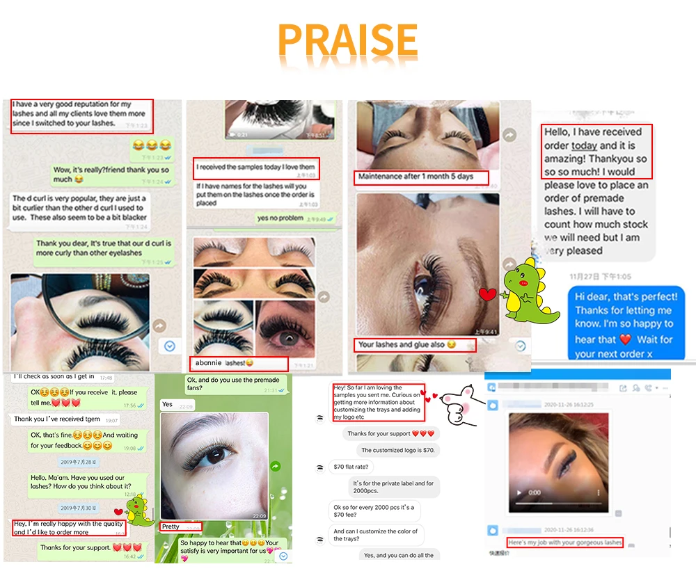LAKANAKU YY L Shape Volume Lashes Y Eyelashes Extensions Cilia and Brazilian Volume Cashmere Mink Eyelash Extensions Cilios YY