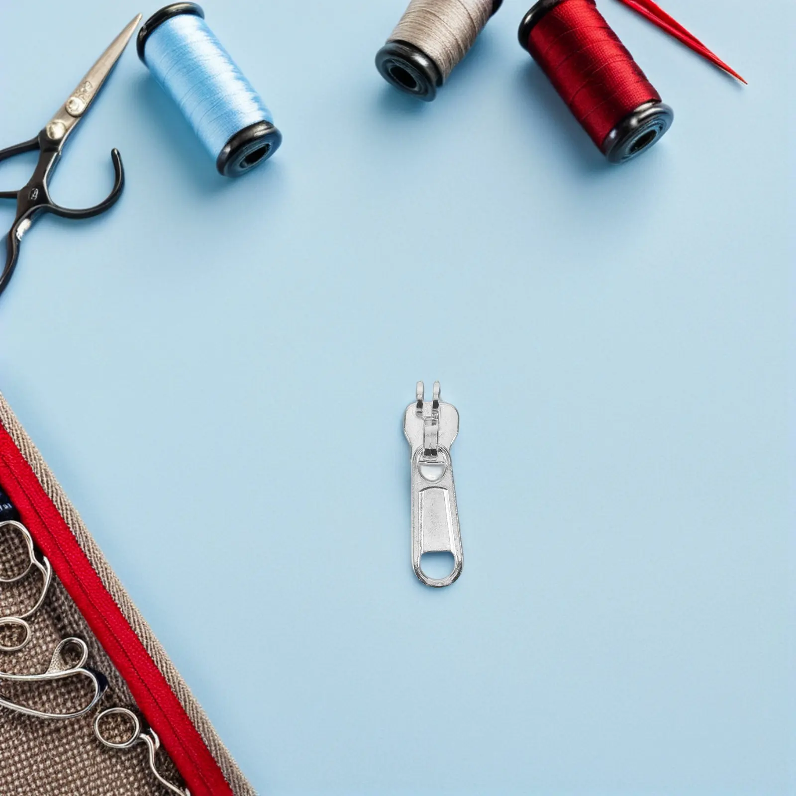 20Pcs Heavy Duty Zipper Head Replacement Design for Luggage Backpack Coat Repair Pulls Accessories Luggage Zip Pulls