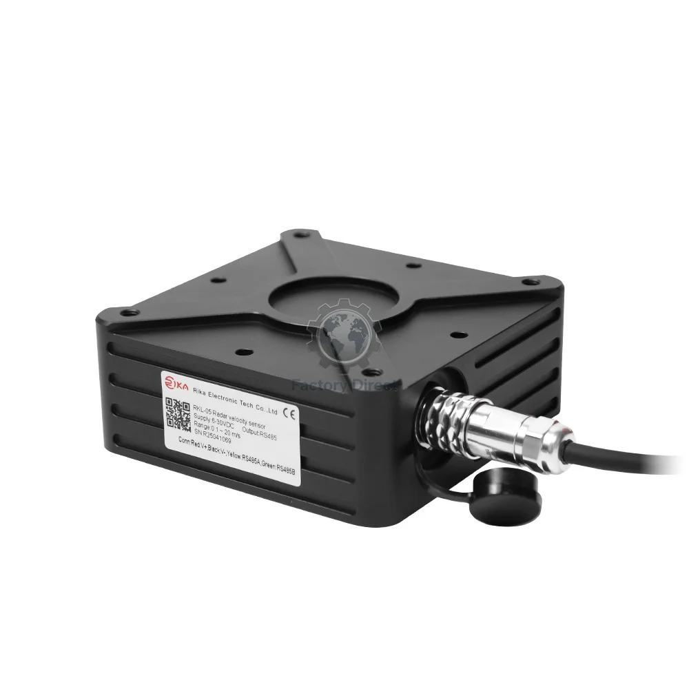 RIKA RKL-05 Open Channel 24GHz RS485 MODBUS-RTU Output Radar Water Velocity Flow Meter Sensor for River/Lake/Hydrology