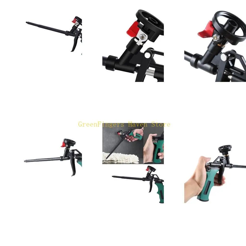 

F68D SprayGun Foam Expanding SprayGun Caulking Accessories Polyurethane Dispensing Alloy Supplies Bubble GlueGun
