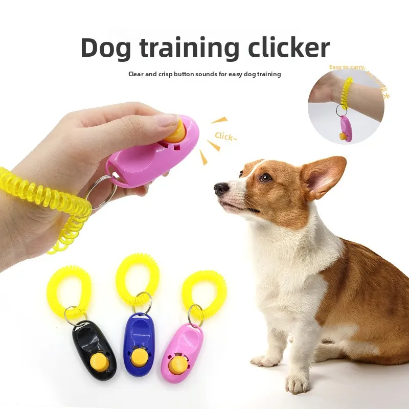 Dog Training Clicker, Pet Training Sound Trainer, Finger Ring Type Dog Training Clicker for Dogs