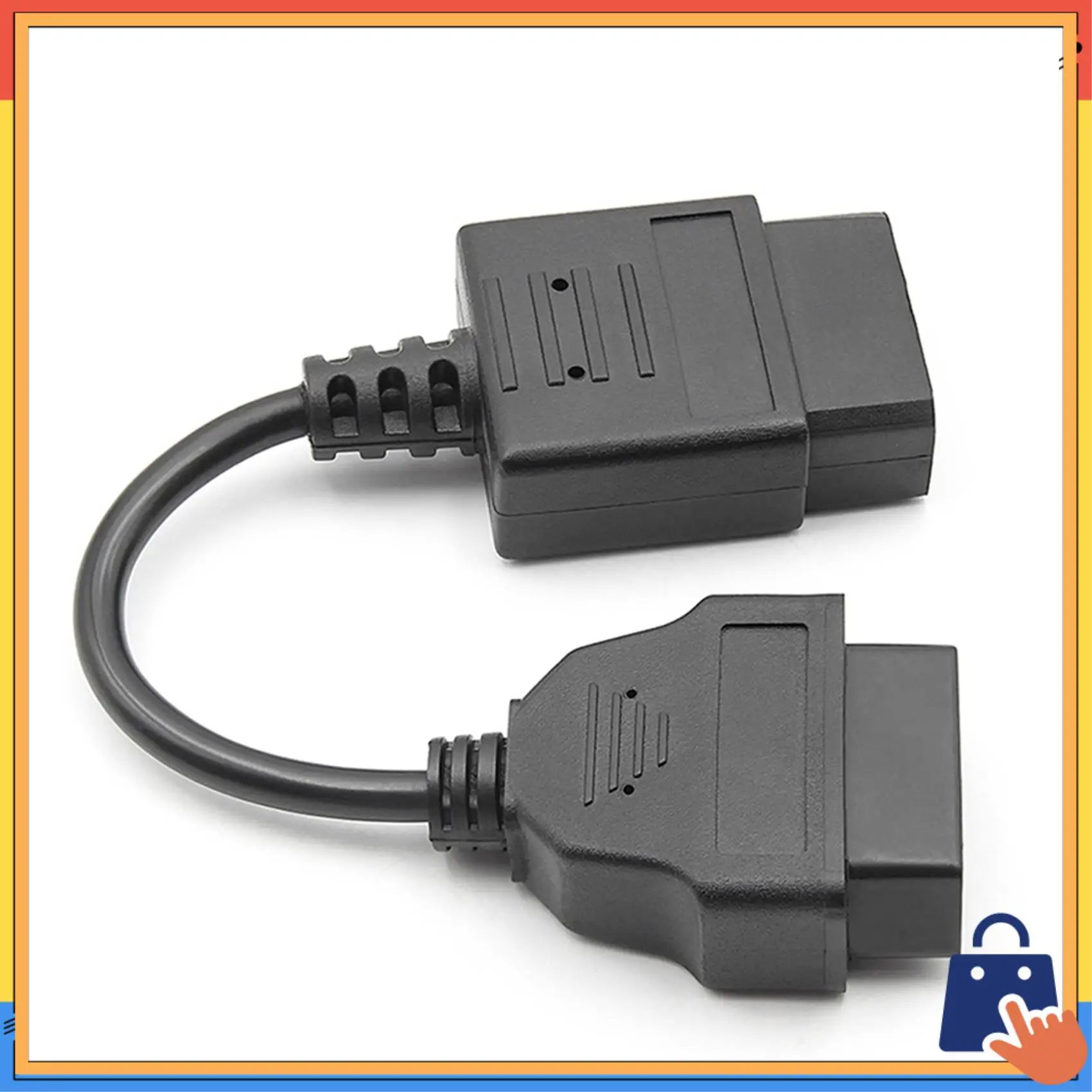 

Модернизированный для Subaru 9-контактный кабель OBD1 к OBD2 16-контактный провод диагностического интерфейсного кабеля 9-контактный удлинитель OBDII OBD 2