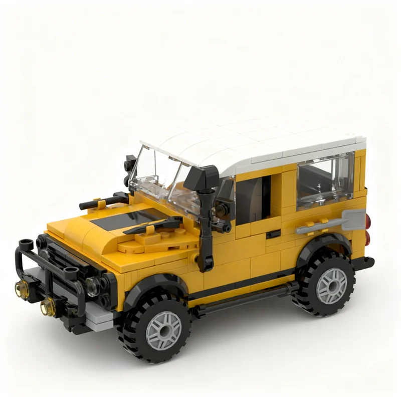 429pcs MOC Offroad Vehicle Defender Racing Series Model Building Blocks Design Collection Parts Bundle Compatible Hobby Toy Gift