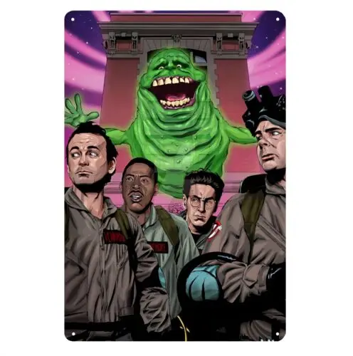 Ghostbusters Movie Metal Poster Tin Sign - 20x30cm Plate