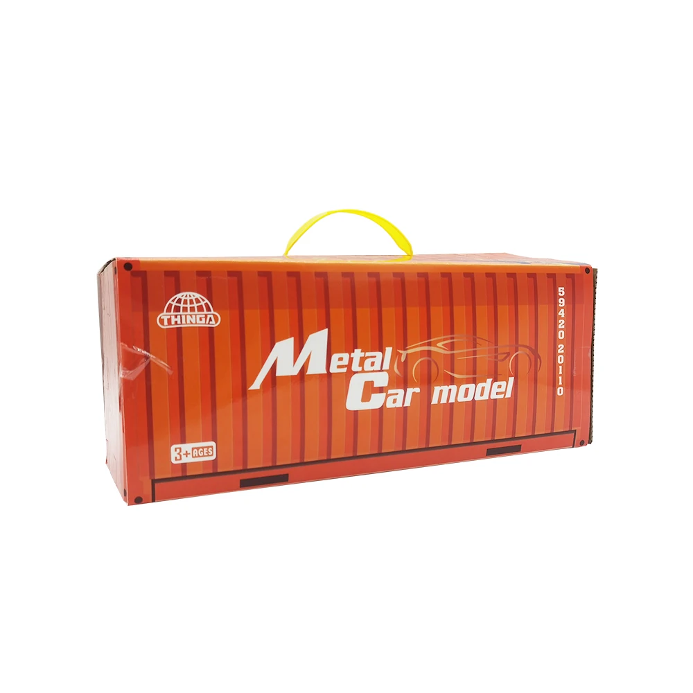 48 Mini Voitures À Tirer + Garage à Étages – Coffret De 48/60 Véhicules En Alliage