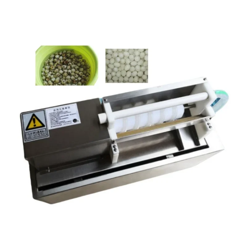 Quail Egg Peeler Machine For Seasoning And Vegetable Processing Plants Boiled Egg Shelling Tool