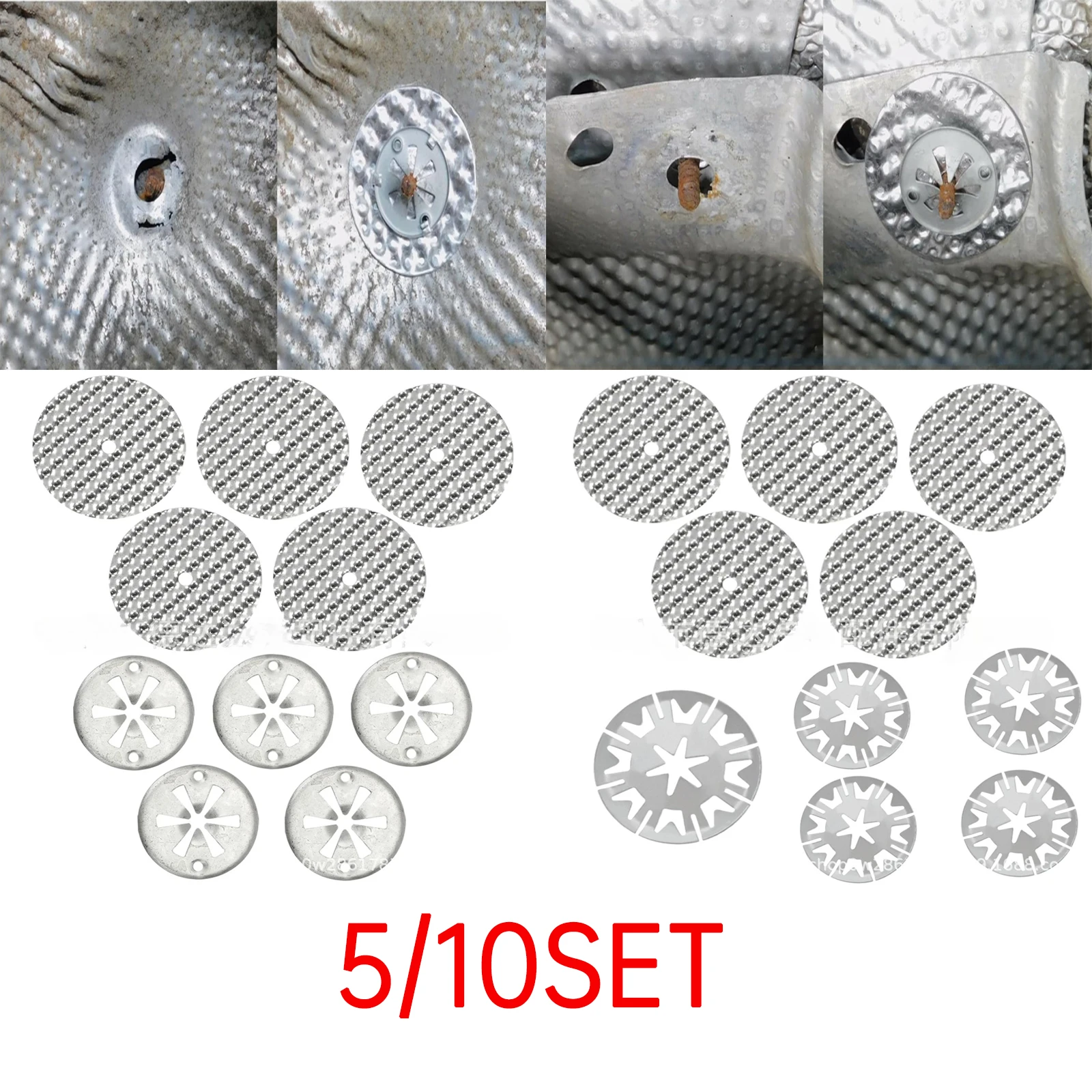 5/20Set N90796501 Car Heat Shield Repair Kit Repair Gasket Panel Kit Installation Heat Protection Plate Washer Attachment Engine