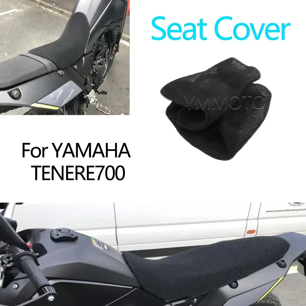 

Motorcycle Seat Cover Fit For YAMAHA Tenere700 Tenere 700 3D Mesh Cushion Breathable Protection Seat Cover