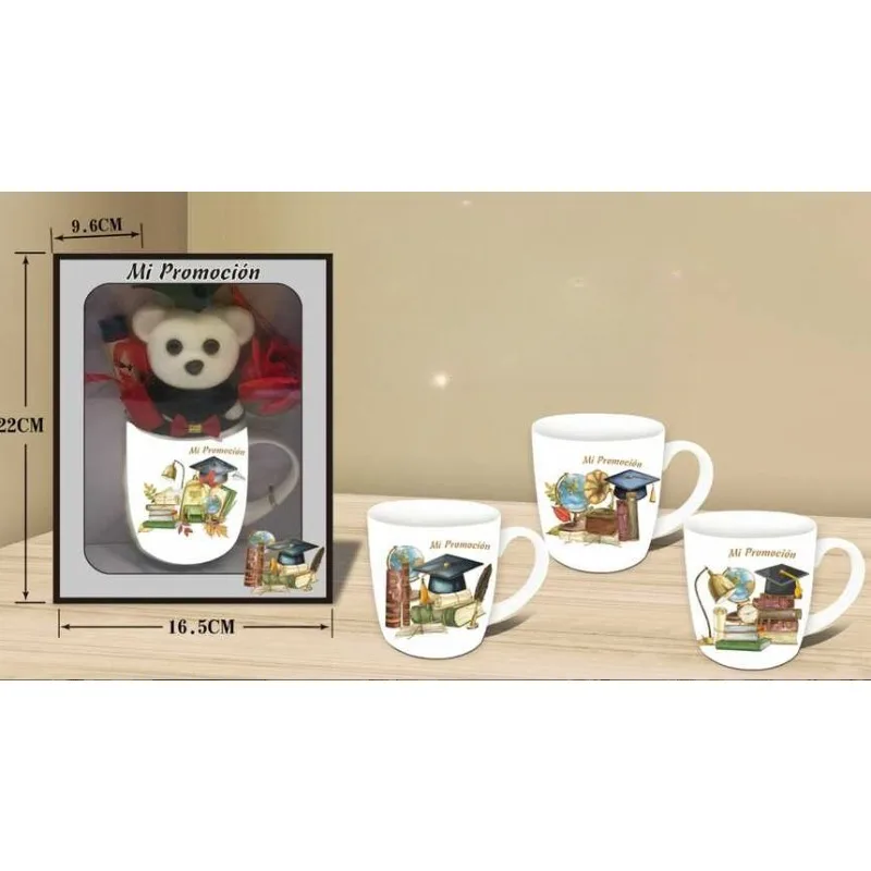 

Подарочная коробка с большими колокольчиками к испанской выпускной 2026 года: кружки для детей, друзей и членов семьи