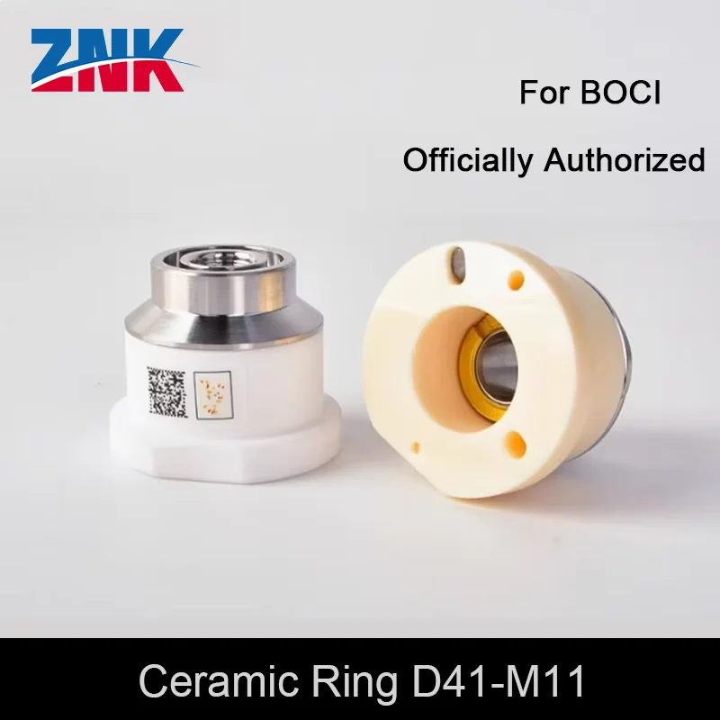 ZNK High Quality Original Laser Ceramic Rings D41 H34 M11 Nozzle Holder For BOCI  Laser Cutting Machine