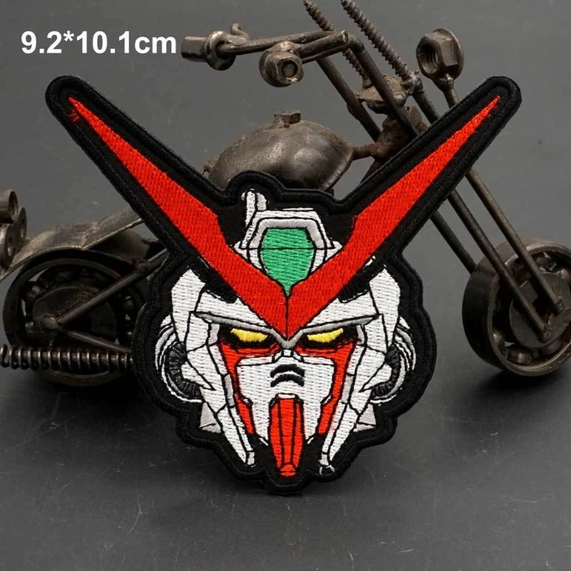 Embroidered Arm Patch Planet Mobile Suit Gundam Series Personalized Velcro Morale Patch Functional Backpack Enamel Color Patch view 4