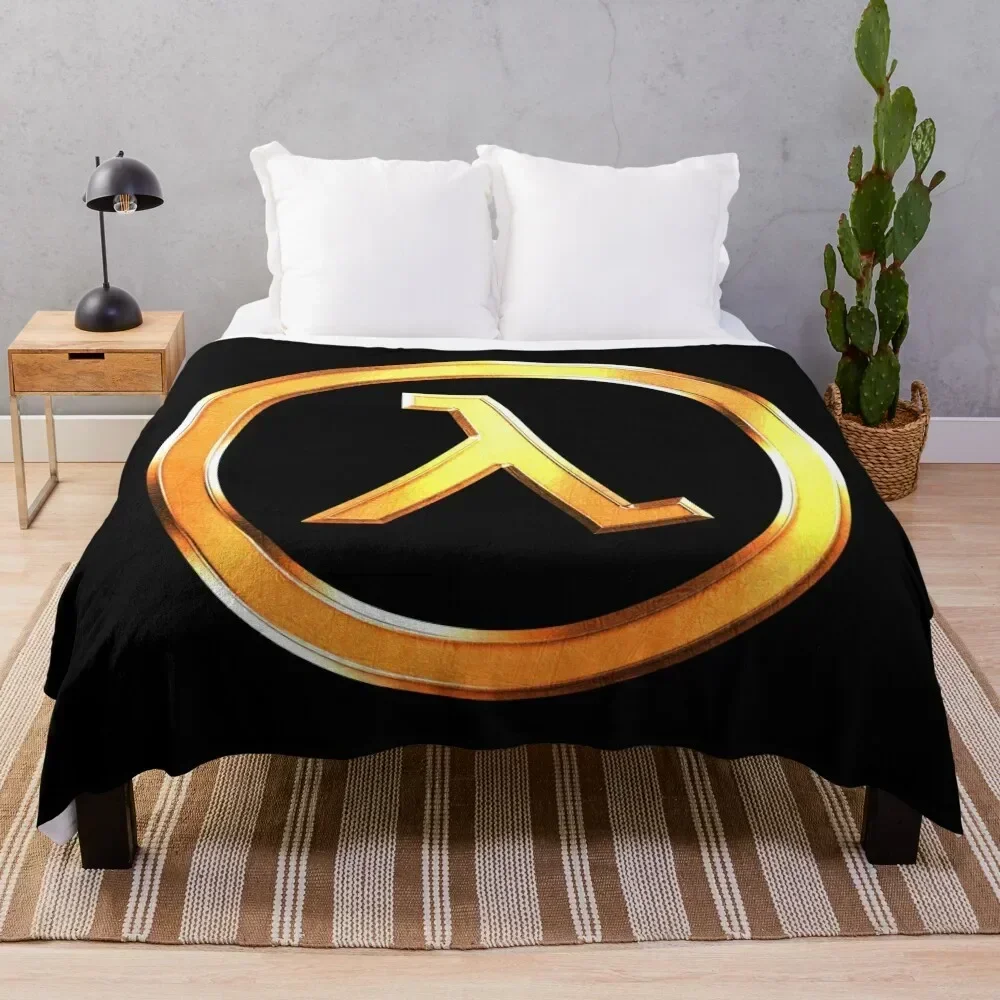 

Half Life Lambda Symbol (Variant) Throw Blanket Soft Beds Sofa Throw Blankets