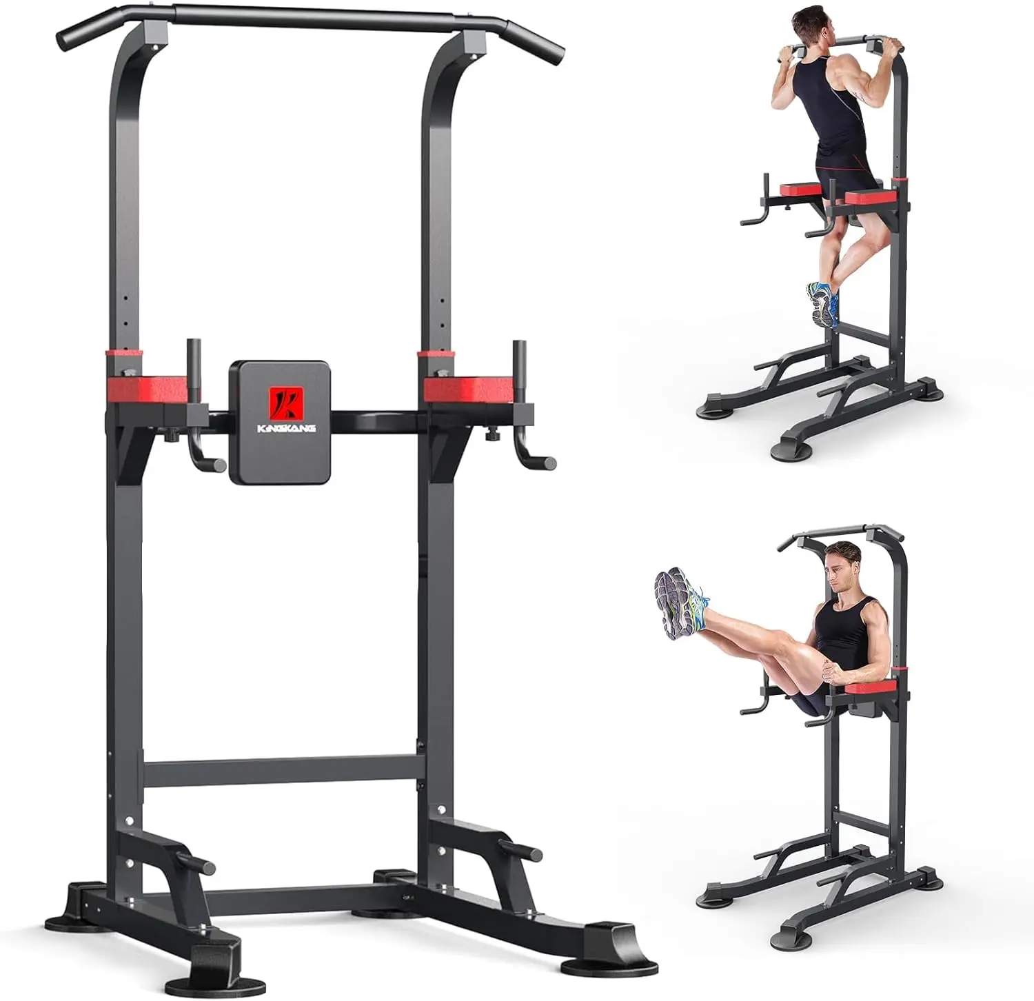 

Power Tower Dip Station Workout equipment Pull up Bar for Home Gym Adjustable Height Strength Training Fitness Excercise Equipme