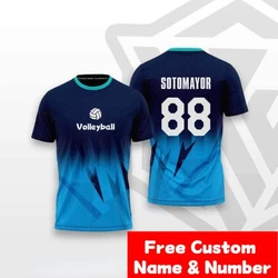 3D Print Volleyball Sublimation T Shirt Cosplay Men's Clothing Quality Haikyuu T-shirt for Men Haikyuu Graphic T-shirt