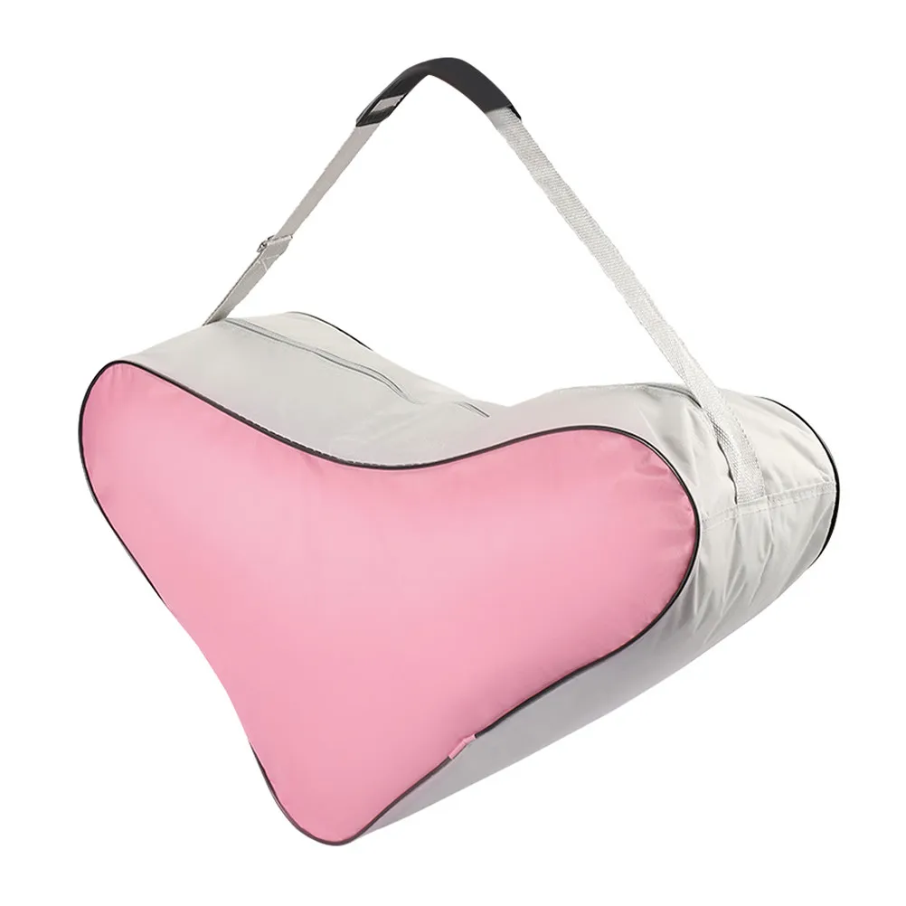 

Roller Skate Pouch Triangular Shape Adjustable Strap Handheld Carry Bag for Inline Skates Sports Storage Travel Gear