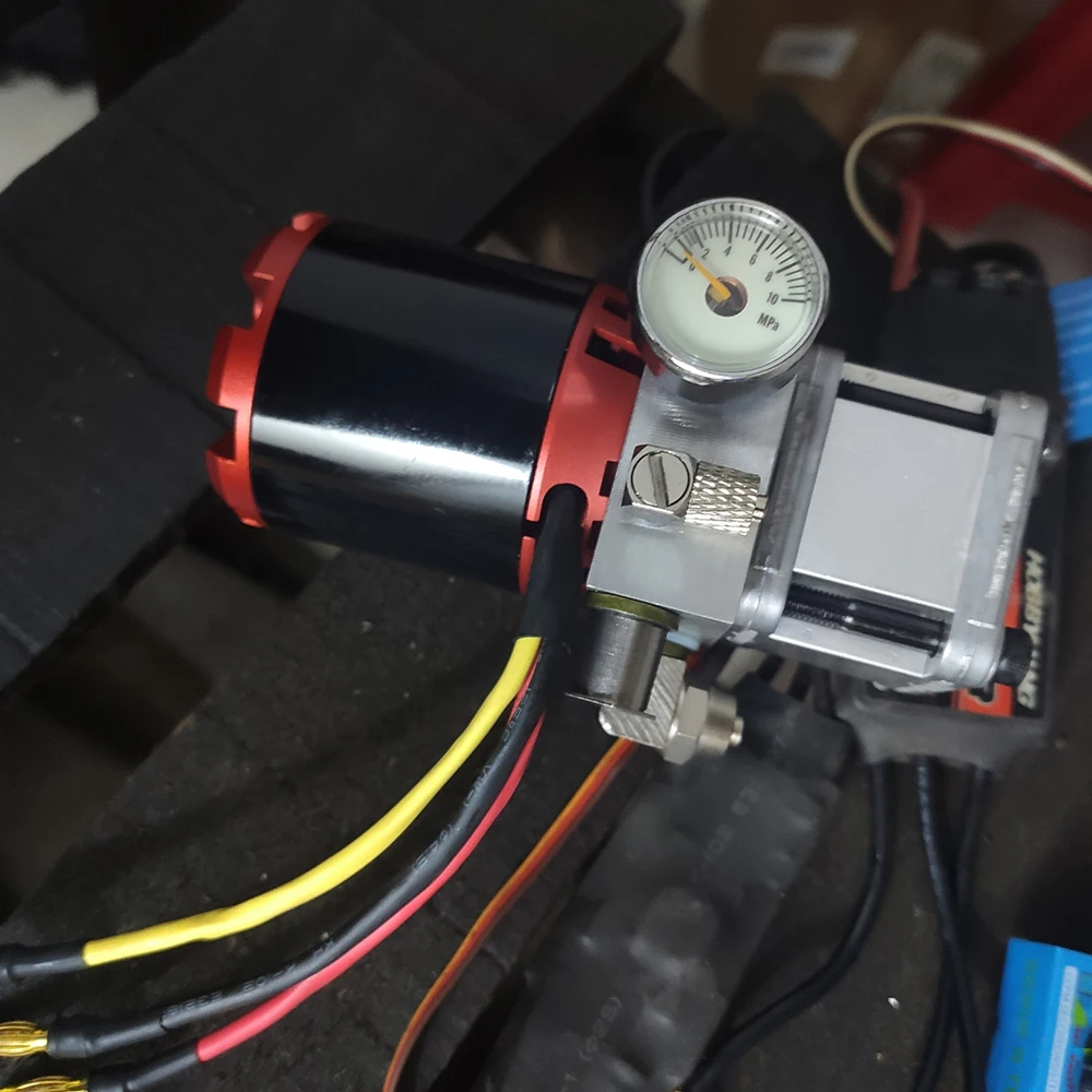 

Metal Hydraulic Oil Pump with Brushless Motor Regulator for 1/14 Tamiya RC Truck SCANIA 770S VOLVO ACTROS MAN RC Excavator Parts