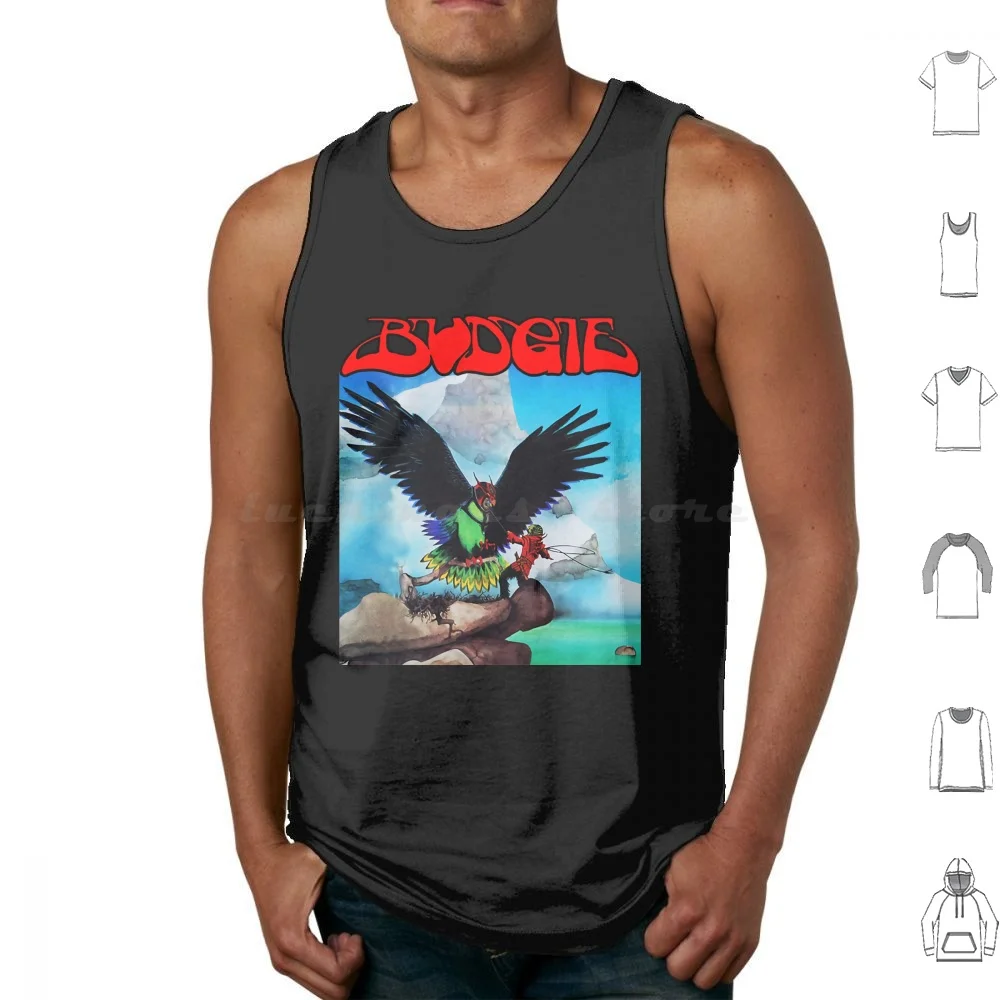 Zoom Club Tank Tops Vest Sleeveless Budgie Diamond Band Dio Head Judas Heep Priest Thin Uriah Nazareth Budgie Band Judas